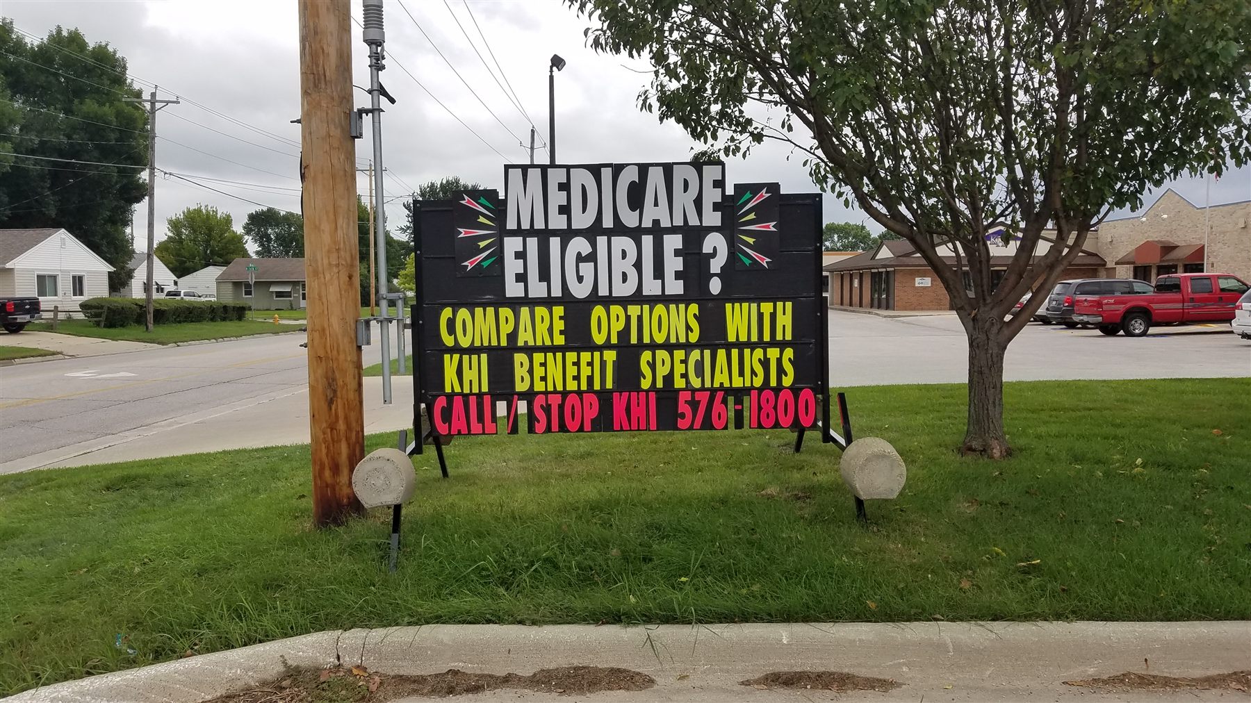 Medicare customer outreach sign